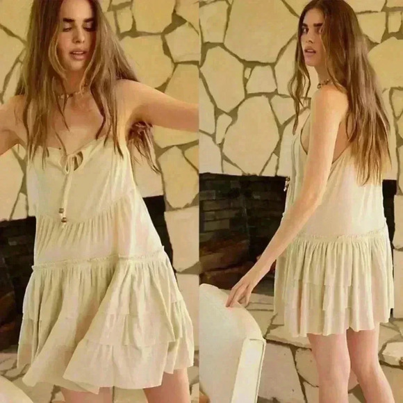 Free People Noelle Mini Dress Size Medium NWOT - Picture 2 of 6